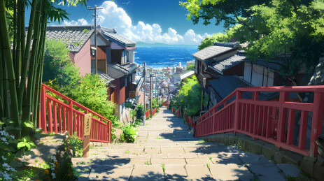 城市干净整齐的街道