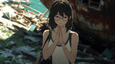 可爱美少女青春插画