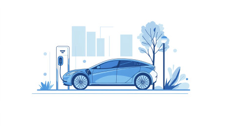 【AIGC】未来感新能源汽车充电