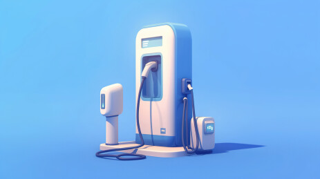 【AIGC】未来感新能源汽车充电