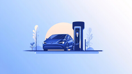 【AIGC】未来感新能源汽车充电