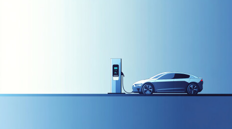 【AIGC】未来感新能源汽车充电