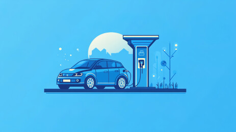【AIGC】未来感新能源汽车充电