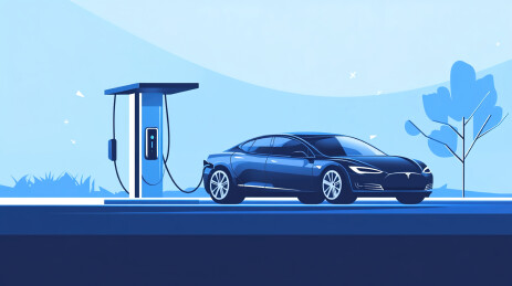 【AIGC】未来感新能源汽车充电