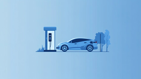 【AIGC】未来感新能源汽车充电