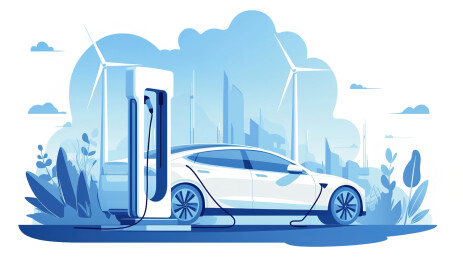 【AIGC】未来感新能源汽车充电