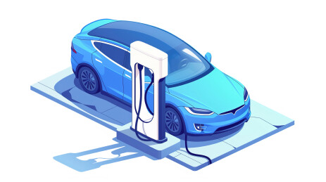 【AIGC】未来感新能源汽车充电