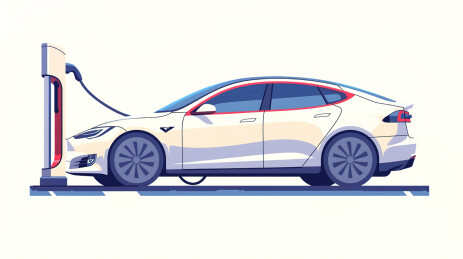 【AIGC】未来感新能源汽车充电