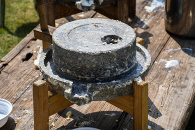 传统石磨的魅力