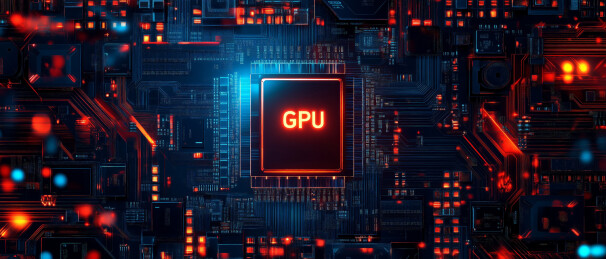 科技感GPU图形处理器