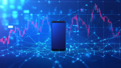 手机数据概念图