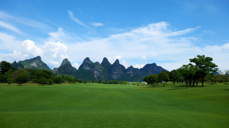 广西桂林桂海晴岚景区风光