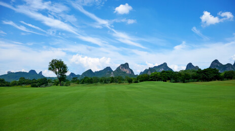 广西桂林桂海晴岚景区风光