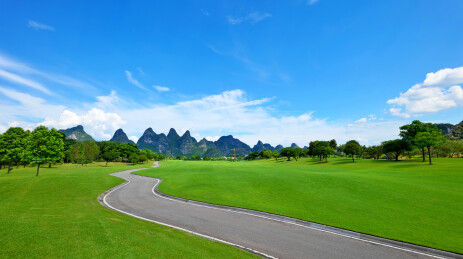 广西桂林桂海晴岚景区风光