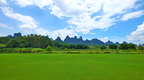 广西桂林桂海晴岚景区风光