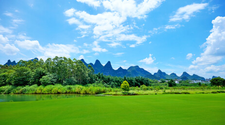 广西桂林桂海晴岚景区风光