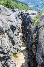 中国湖北宜昌奥陶纪石林景区风光