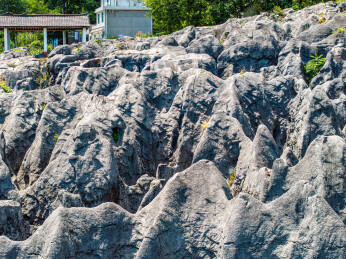 中国湖北宜昌奥陶纪石林景区风光