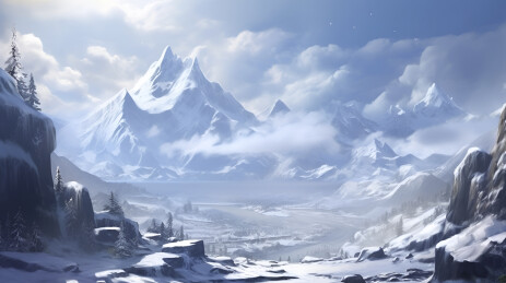 电子游戏场景设计:雪域