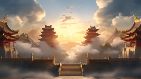 中国神话南天门场景