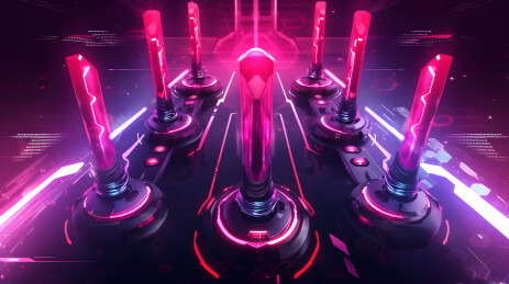 日漫卡通游戏机插画