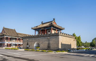 天津蓟州渔阳古街景观