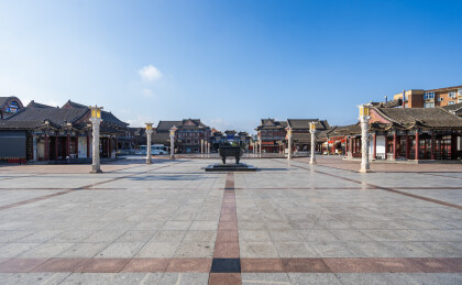 天津蓟州渔阳古街景观