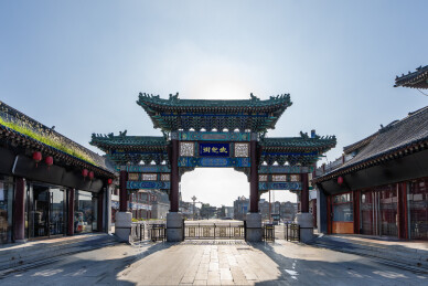 天津蓟州渔阳古街景观
