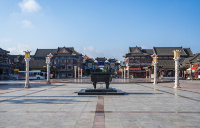 天津蓟州渔阳古街景观