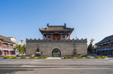 天津蓟州渔阳古街景观