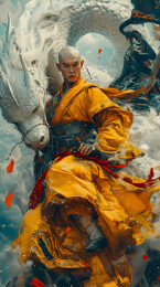 神话道士和尚
