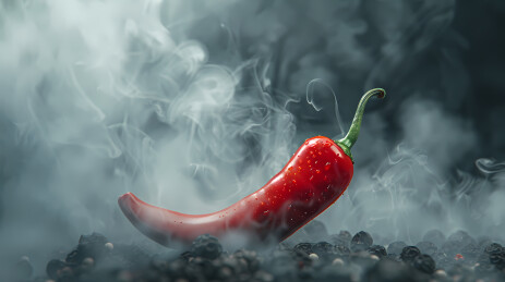 红辣椒，展现食材的新鲜感