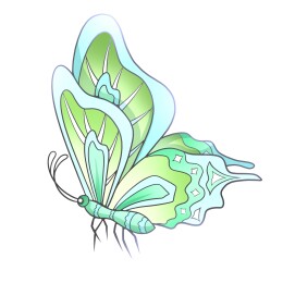 绿色蝴蝶