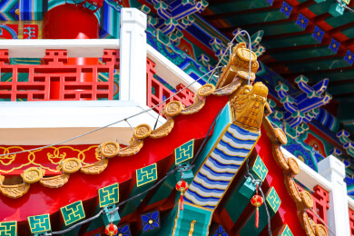 北京市石景山区，首钢园地标建筑功碑阁