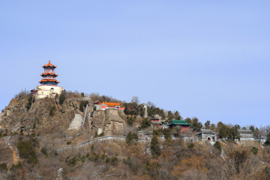 北京市石景山区，首钢园地标建筑功碑阁