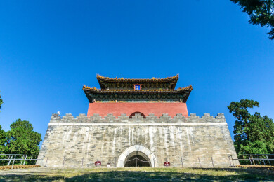 北京5A景区明十三陵昭陵的明楼
