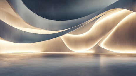 流线型洞穴建筑汽车广告背景图