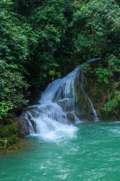 贵州荔波小七孔景区|六十八级叠水瀑布
