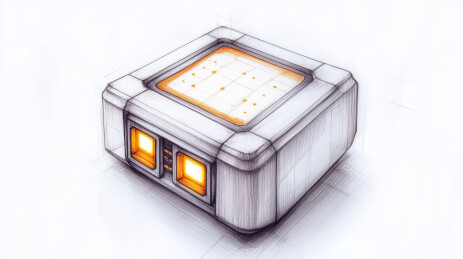 计算机CPU中央处理器概念背景图