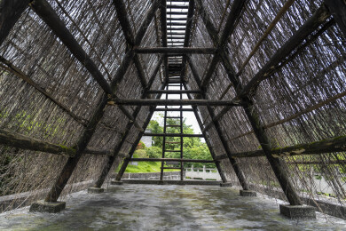 四川自贡燊海井枝条架浓卤塔晒卤台