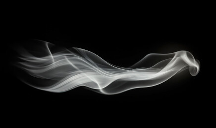 黑色背景下抽象图案的特写镜头