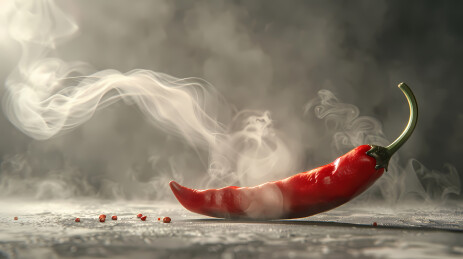红辣椒，展现食材的新鲜感