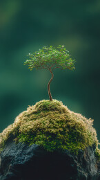 绿色小树苗