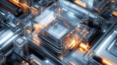 存储技术硬件科技主图背景图