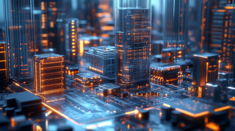 存储技术硬件科技主图背景图