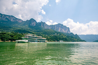 中国湖北恩施野三峡清江大峡谷