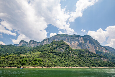 中国湖北恩施野三峡清江大峡谷