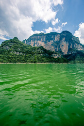 中国湖北恩施野三峡清江大峡谷
