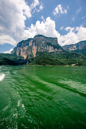 中国湖北恩施野三峡清江大峡谷