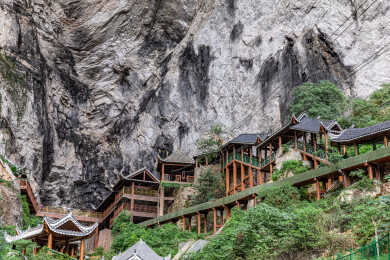 中国湖北恩施野三峡清江大峡谷